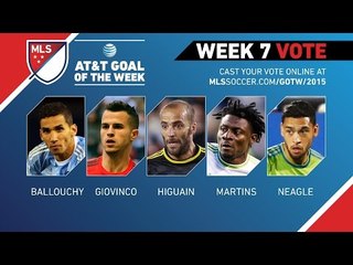 Top 5 MLS Goals | AT&T Goal of the Week (Wk 7)