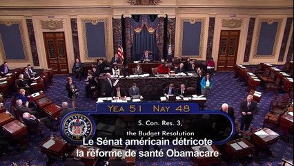 Le Sénat américain détricote la réforme de santé Obamacare