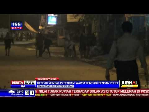 Balas Dendam, Warga Bentrok dengan Polisi