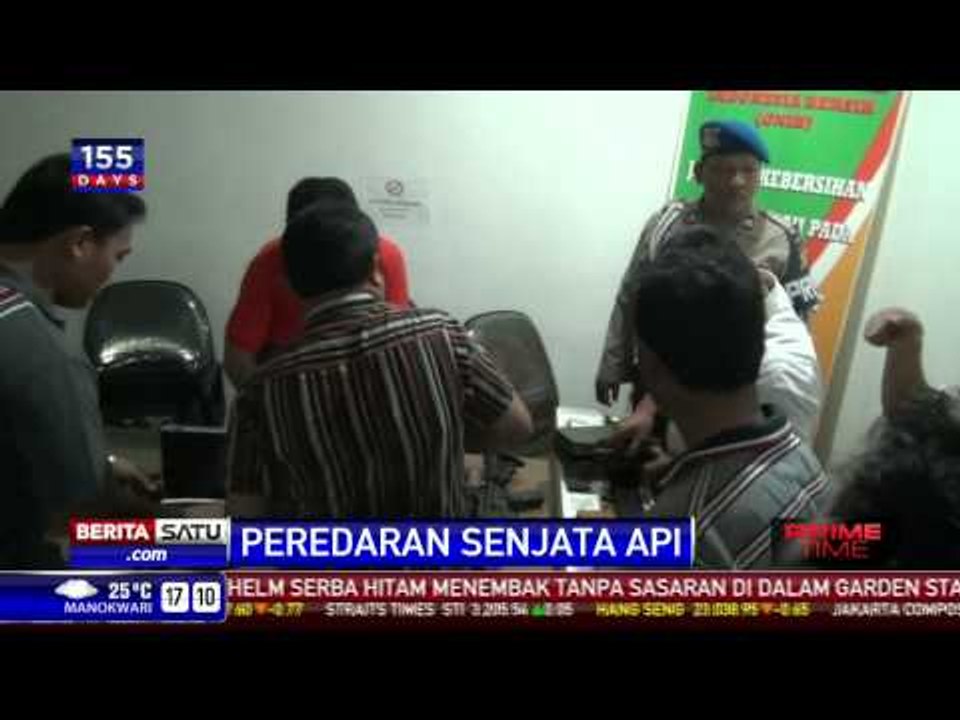 Polisi Mengungkap Sindikat Pengedar Senpi