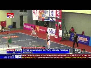 Tim Basket Putra UAD Kalahkan USD di Lima Yogyakarta