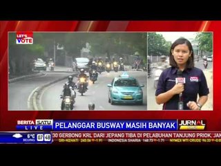 Sterilisasi Jalur Busway di Jakarta