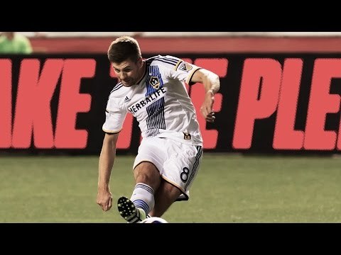GOAL: Steven Gerrard scores his first MLS goal | LA Galaxy vs San Jose Earthquakes