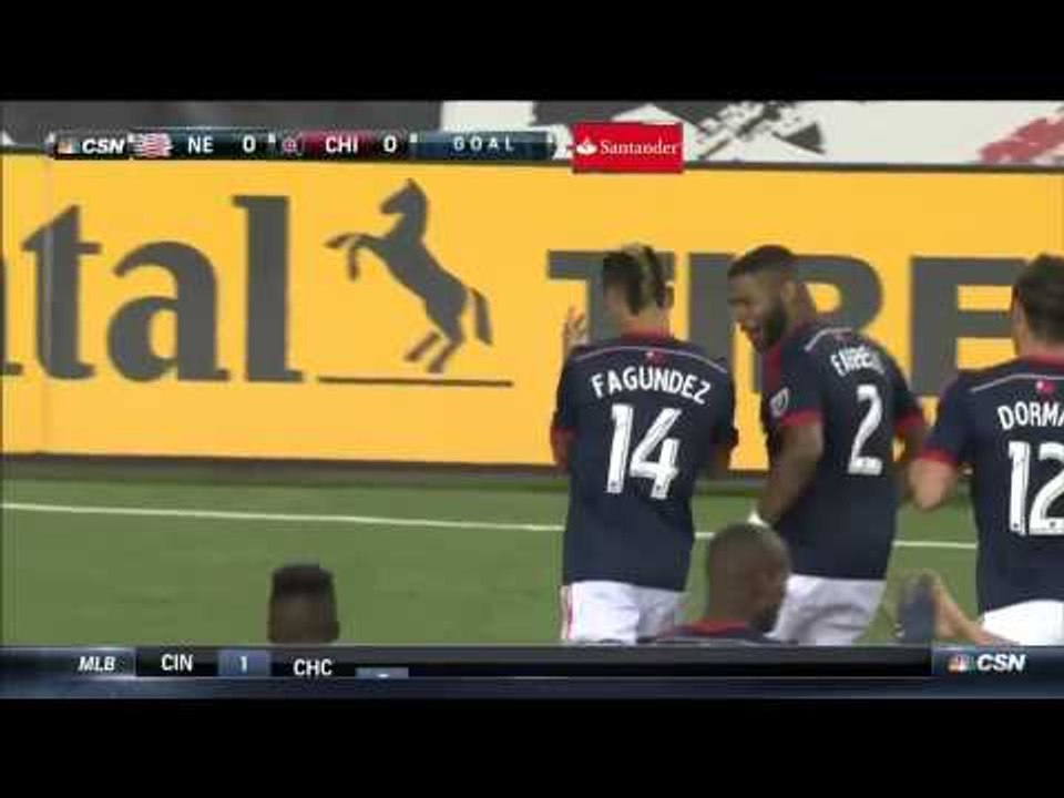 GOAL: Diego Fagundez rockets one in from just outside the box