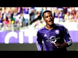 GOAL: Cyle Larin races ahead to open up the scoring