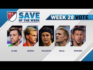 Top 5 MLS Saves | Save of the Week (Wk 28)