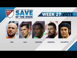 Top 5 MLS Saves | Save of the Week (Wk 27)