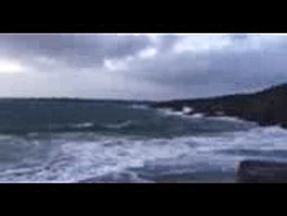 Tempête à Moëlan-sur-Mer