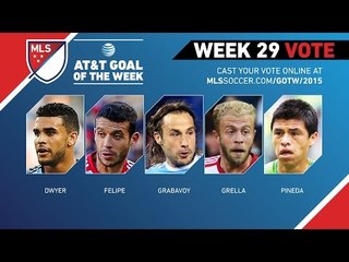 Top 5 MLS Goals | AT&T Goal of the Week (Wk 29)