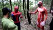 #Spiderman vs Hulk vs Venom vs Titan - Superhero Battle - Death Match! Tropical Forest Fight