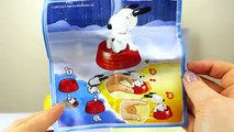 Snoopy and Charlie Brown Maxi Kinder Surprise Eggs: The Peanuts Movie Toy Full Collection