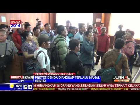 Sidang Pelanggaran Lalu Lintas di PN Jakpus Ricuh