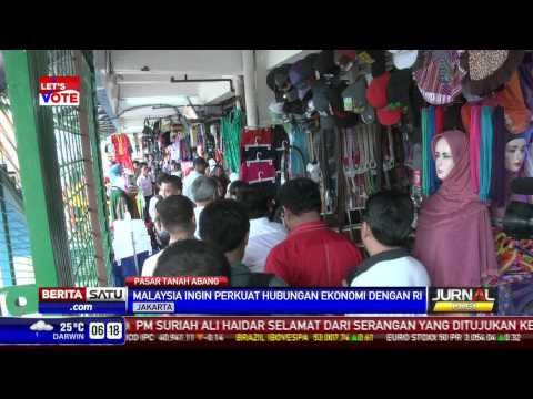 Menteri Malaysia Berbelanja di Blok G Tanah Abang