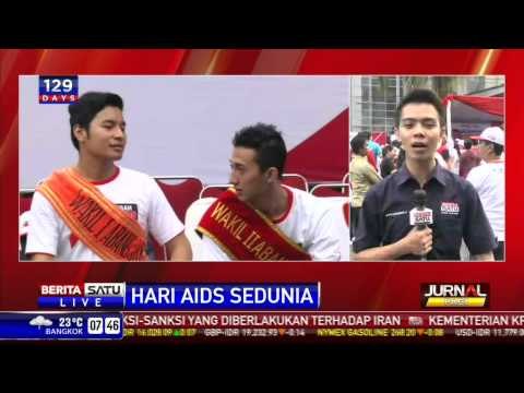 Wagub Ahok Hadiri Peringatan Hari AIDS di Bundaran HI