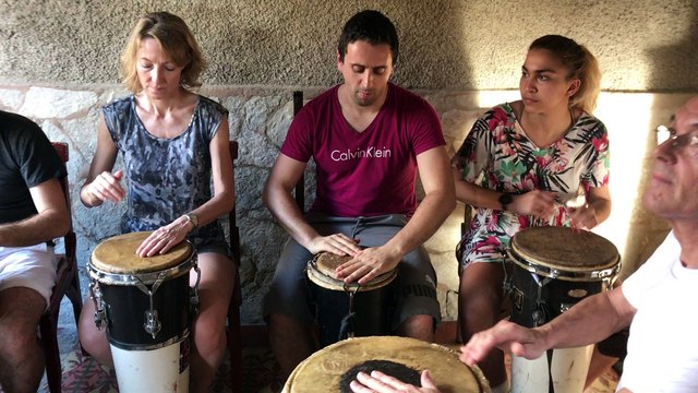 Dansacuba Cours de percussion en groupe Séjour Salsa déc 2016