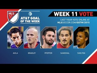 Top 5 MLS Goals | AT&T Goal of the Week (Wk 11)