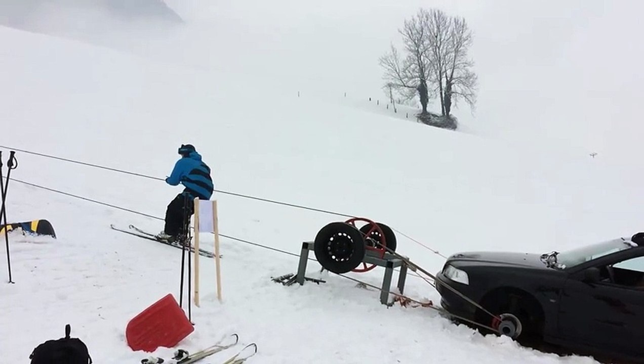 Une remontée mécanique crée par un groupe d'amis !