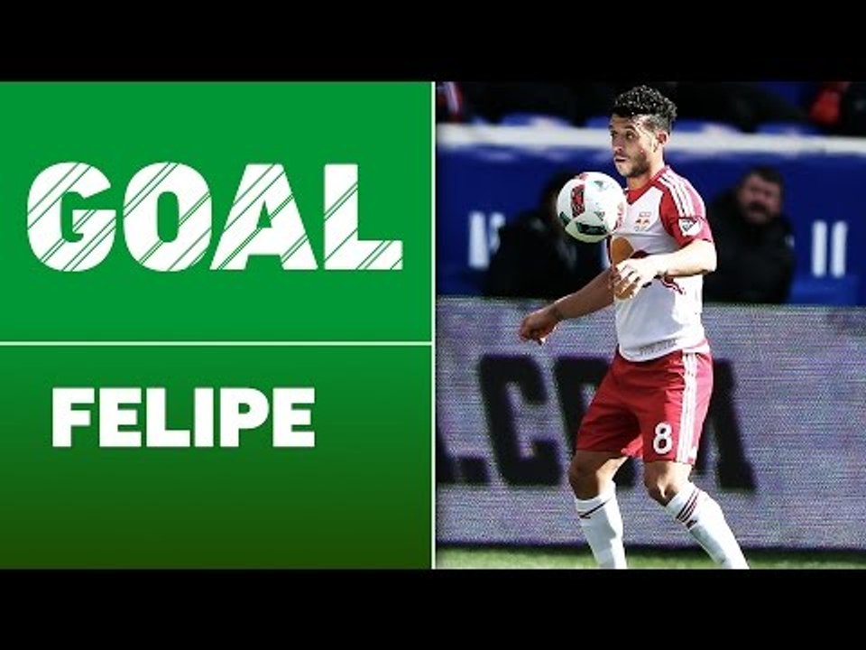 GOAL: Felipe bends a free kick into the top right corner for Red Bulls