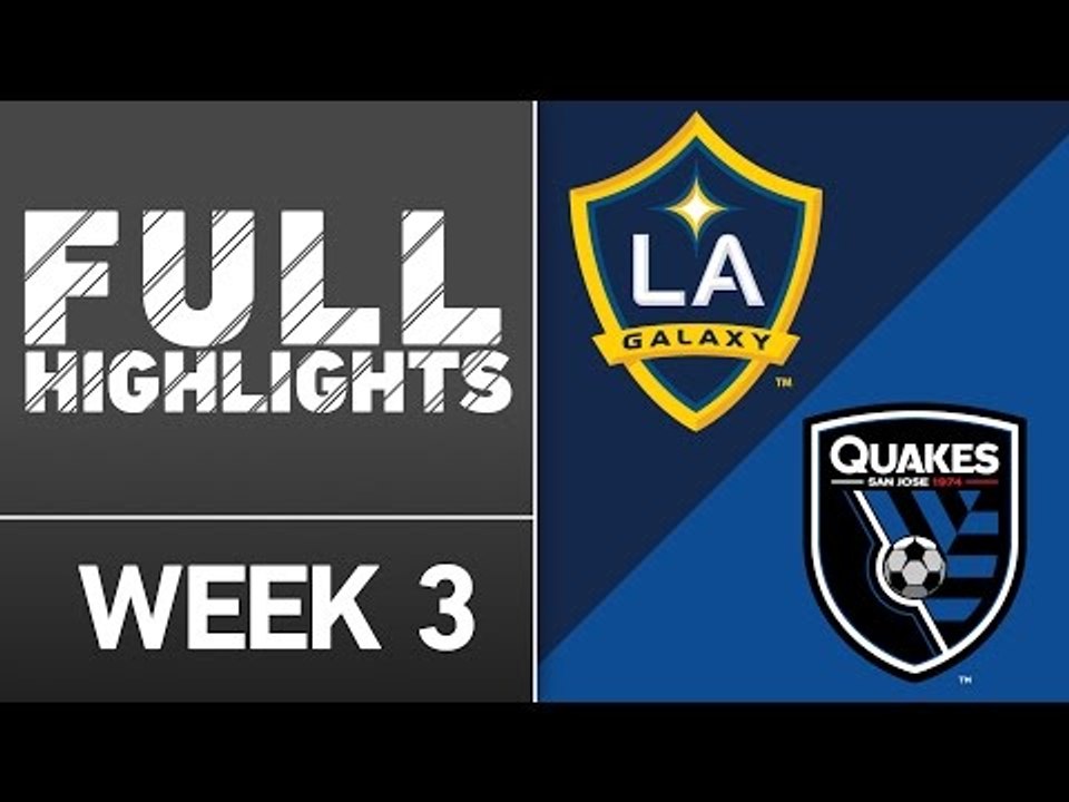 HIGHLIGHTS: Los Angeles Galaxy vs. San Jose Earthquakes | March 19, 2016