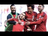 Giovinco Rides a Motorcycle at Red Bull Arena