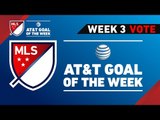 Top 8 MLS Goals | AT&T Goal of the Week (Wk 3)