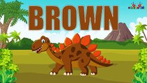 Learning Colors With Dinosaurs Cartoons | Learn Colors For Kids Kids Educational Videos