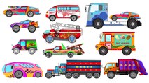 Обучающие уличных автомобилей автомобили и грузовики для детей флэш-карты видео