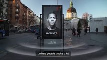 Smoking Cough Coughing Advertisement Panel Near You