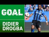 GOAL: Didier Drogba with a beautiful free kick