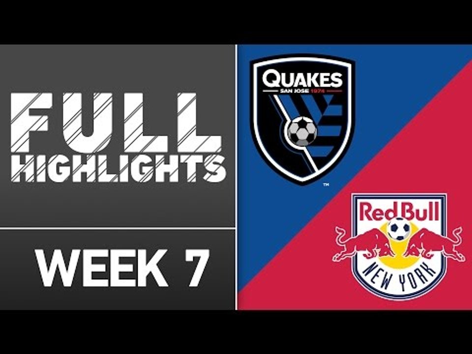 HIGHLIGHTS: San Jose Earthquakes vs. New York Red Bulls | April 13, 2016