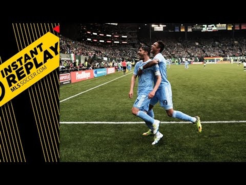 INSTANT REPLAY: Was there a hand ball on David Villa’s goal vs. Portland?