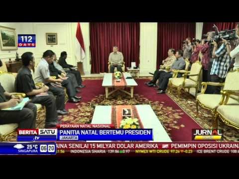 Presiden SBY Bertemu Panitia Natal Nasional 2013