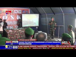 KSAD Jenderal Budiman Pantau Penanganan Bencana Sinabung