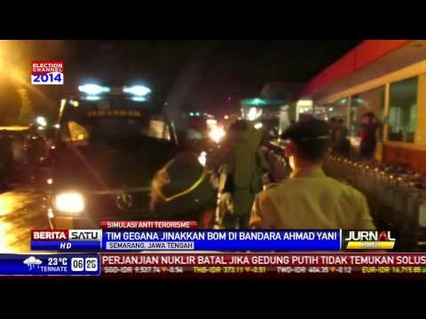 Tim Gegana Jinakkan Bom di Bandara Ahmad Yani Semarang