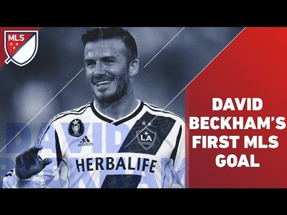 David Beckham FIRST MLS Goal
