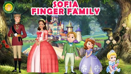 SOFIA THE FIRST Finger Family Nursery Song | MY FINGER FAMILY RHYMES
