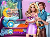 Enjoy Sweet Disney Princess Rapunzel and Flynn Baby Care Video Episode New Baby Caring Games
