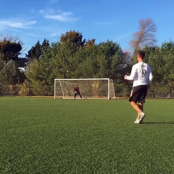 He knows how to strike a ball