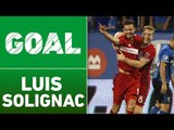 GOAL: Luis Solignac strikes on a counter with David Accam