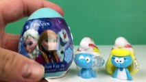 the smurfs surprise eggs smurfette smurf clumsy smurf angry birds frozen eggs park avenue foods