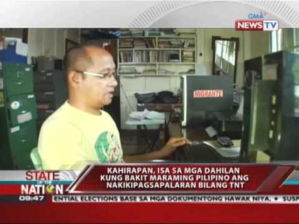 SONA Assignment Pilipinas - Buhay TNT