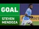 GOAL: Steven Mendoza scores a stunning goal before half