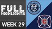 HIGHLIGHTS:  New York City FC 4-1 Chicago Fire