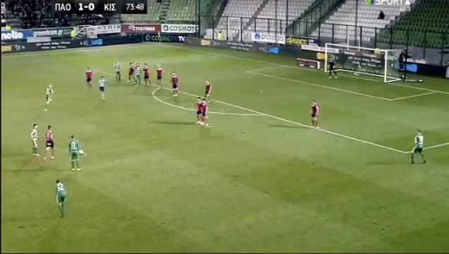 Sebastian Leto Goal - Panathinaikos(ΠΑΟ) 2-0 Kissamikos(Κισσαμικός) 12.01.2017 HD