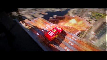 Iron Man riding his Lightning Rayo McQueen Cars  HD 1080p (Disney Pixar Cars)