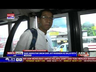 Pejabat Ini Naik Angkutan dari Bekasi ke Balai Kota