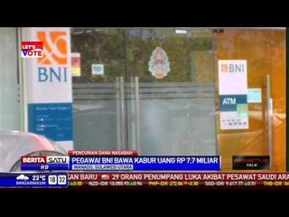 Pegawai BNI Manado Bawa Lari Dana Nasabah