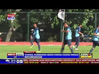Timnas U-19 Latihan Taktik di Training Camp Sleman