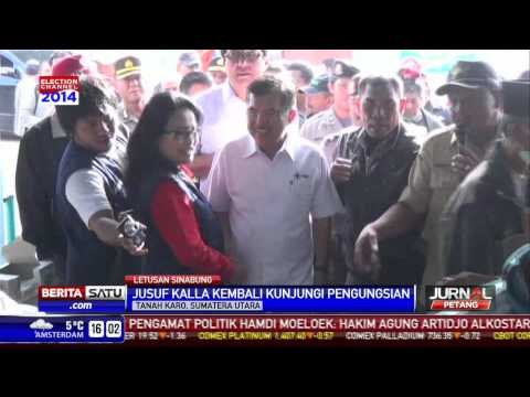 PMI Kembali Beri Bantuan ke Pengungsi Sinabung