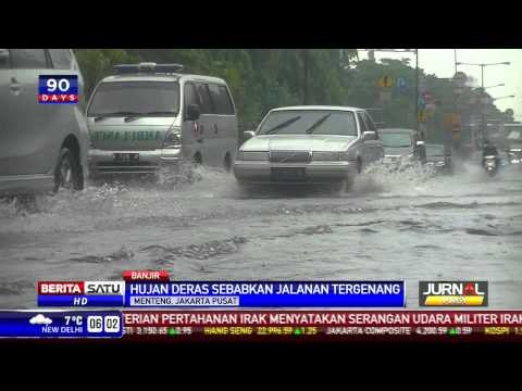 Hujan Deras, Kawasan Elit di Menteng Kebanjiran